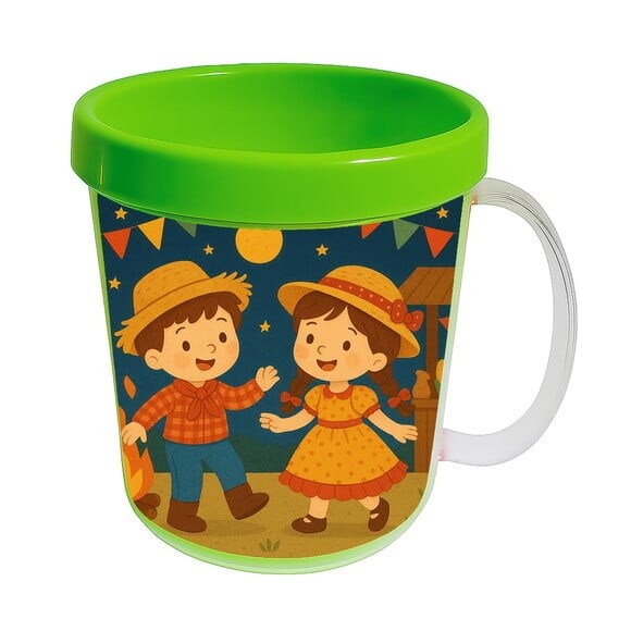 Caneca Acrílica Infantil Personalizada Festa Junina