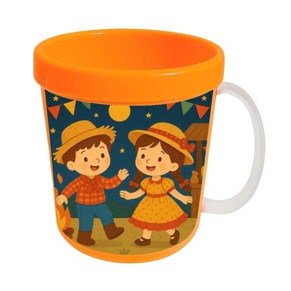 Caneca Acrílica Infantil Personalizada Festa Junina