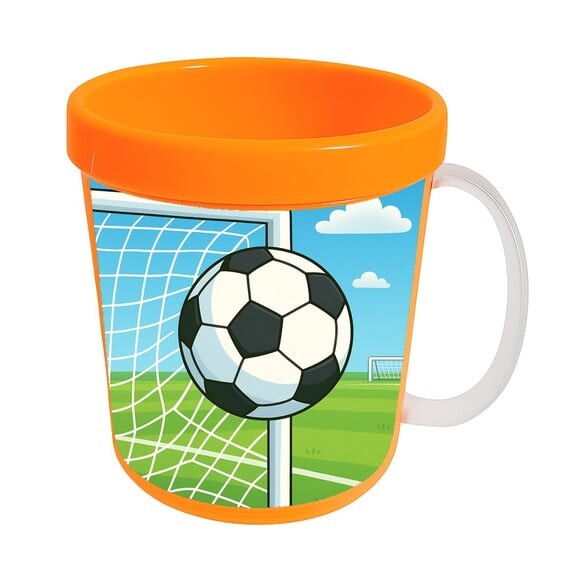 Caneca Acrílica Infantil Personalizada Futebol