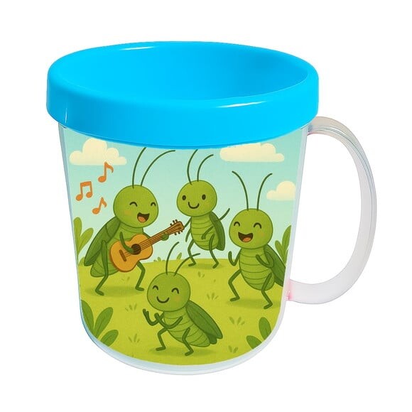 Caneca Acrílica Infantil Personalizada Grilos