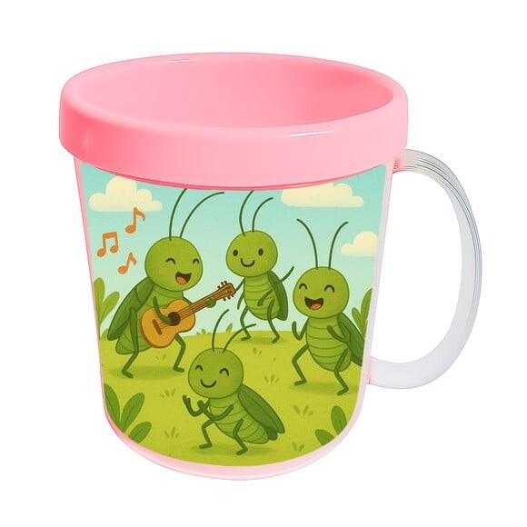 Caneca Acrílica Infantil Personalizada Grilos