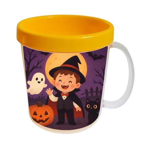 Caneca Acrílica Infantil Personalizada Halloween