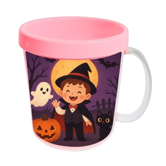 Caneca Acrílica Infantil Personalizada Halloween