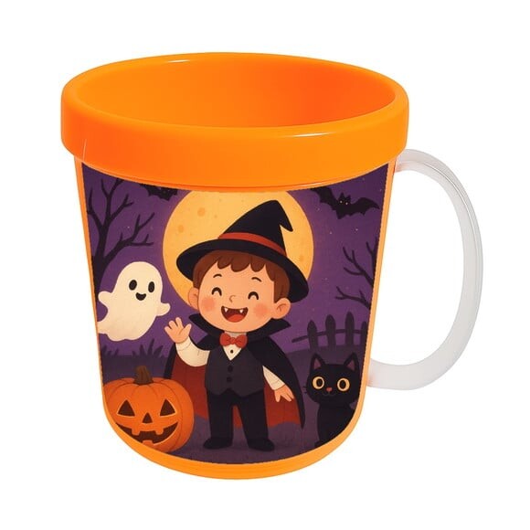 Caneca Acrílica Infantil Personalizada Halloween