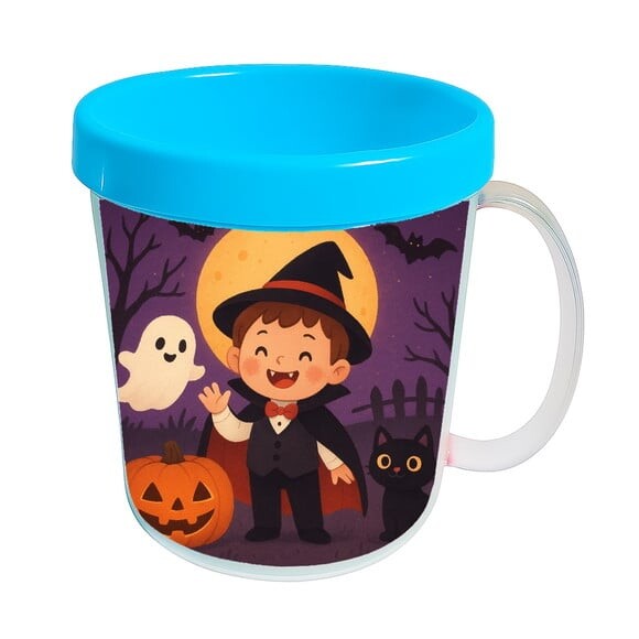 Caneca Acrílica Infantil Personalizada Halloween