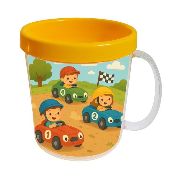 Caneca Acrílica Infantil Personalizada Kart Infantil
