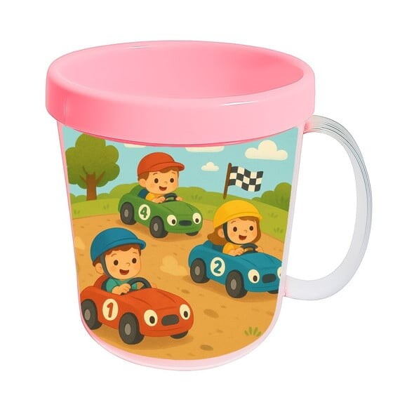 Caneca Acrílica Infantil Personalizada Kart Infantil