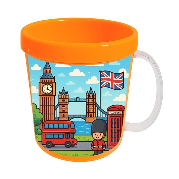 Caneca Acrílica Infantil Personalizada Londres