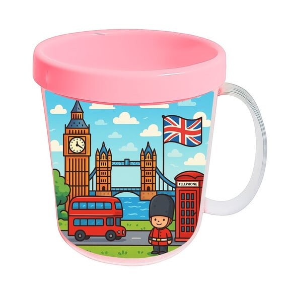 Caneca Acrílica Infantil Personalizada Londres