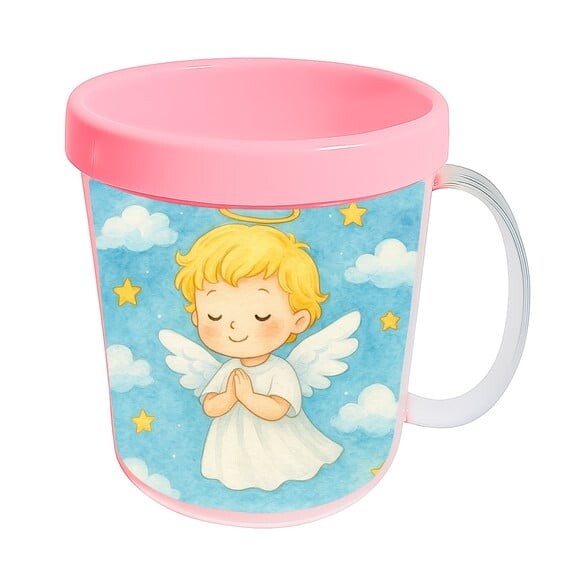 Caneca Acrílica Infantil Personalizada Meu Batizado