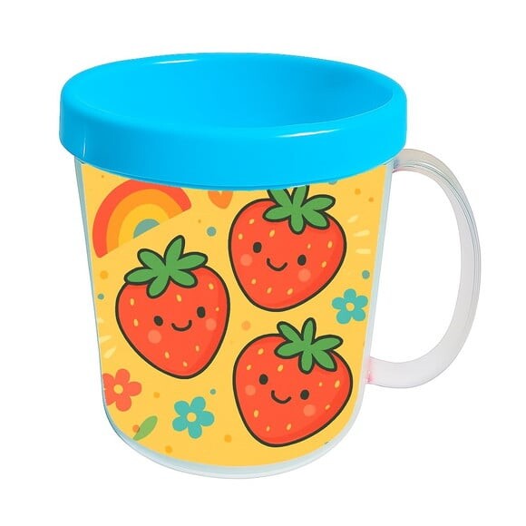 Caneca Acrílica Infantil Personalizada Moaranguinhos Fofos