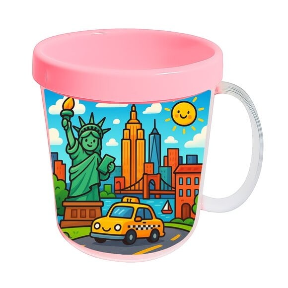 Caneca Acrílica Infantil Personalizada Nova York