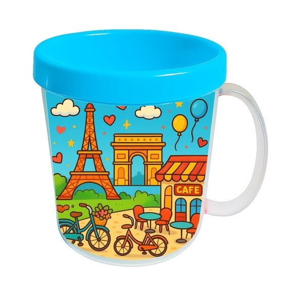 Caneca Acrílica Infantil Personalizada Paris