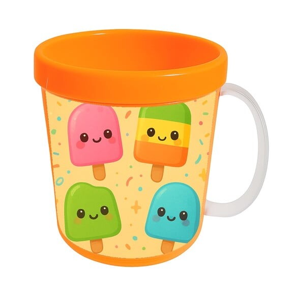 Caneca Acrílica Infantil Personalizada Picolés
