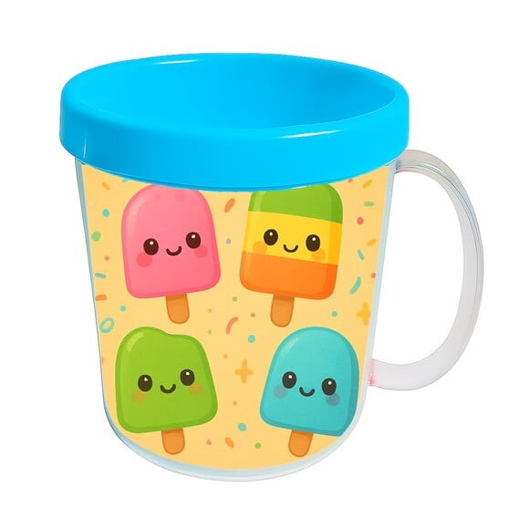 Caneca Acrílica Infantil Personalizada Picolés