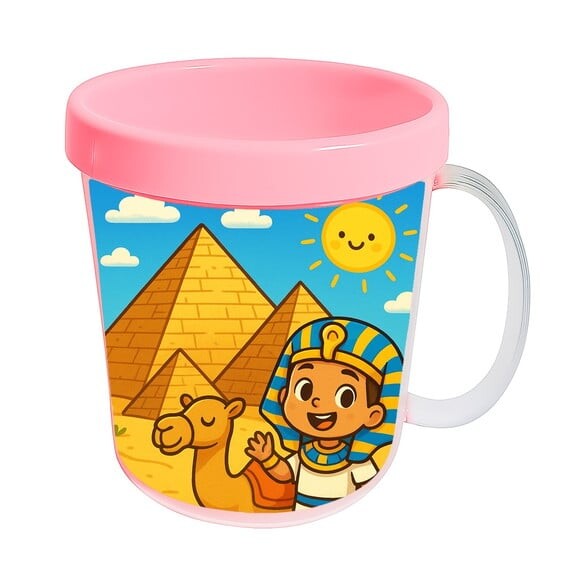 Caneca Acrílica Infantil Personalizada Pirâmides do Egito