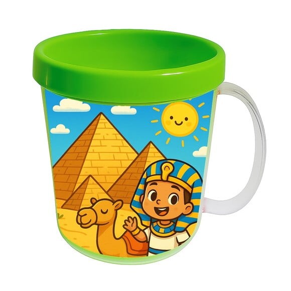 Caneca Acrílica Infantil Personalizada Pirâmides do Egito