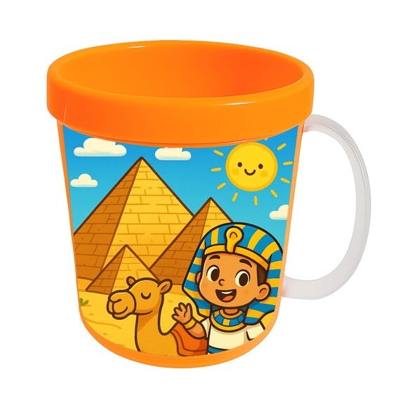 Caneca Acrílica Infantil Personalizada Pirâmides do Egito