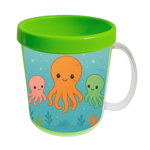 Caneca Acrílica Infantil Personalizada Polvinhos