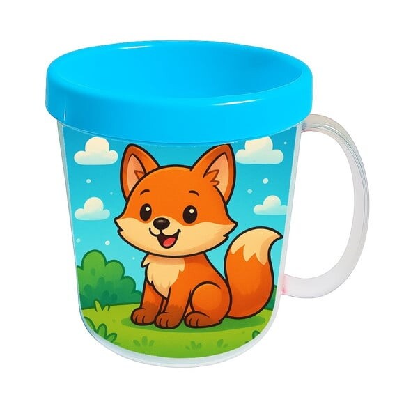 Caneca Acrílica Infantil Personalizada Raposinha