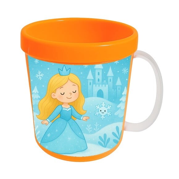 Caneca Acrílica Infantil Personalizada Reino do Gelo