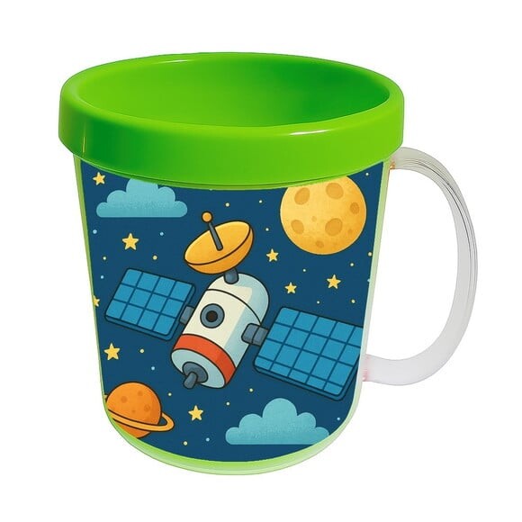 Caneca Acrílica Infantil Personalizada Satélite