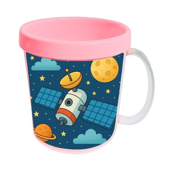Caneca Acrílica Infantil Personalizada Satélite
