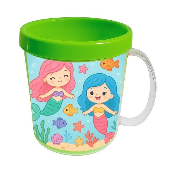 Caneca Acrílica Infantil Personalizada Sereias