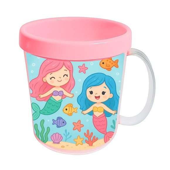 Caneca Acrílica Infantil Personalizada Sereias