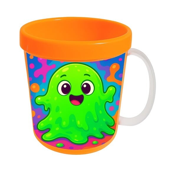 Caneca Acrílica Infantil Personalizada Slime