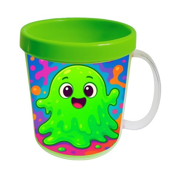 Caneca Acrílica Infantil Personalizada Slime