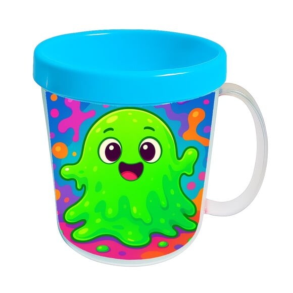 Caneca Acrílica Infantil Personalizada Slime