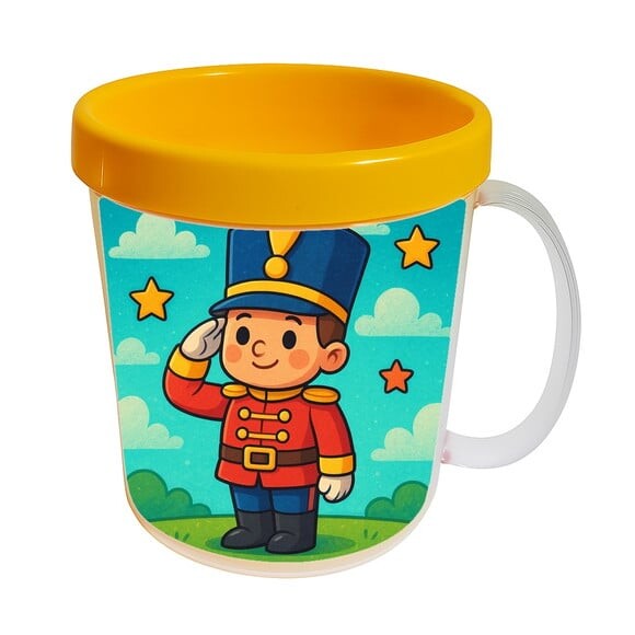 Caneca Acrílica Infantil Personalizada Soldadinho de Chumbo