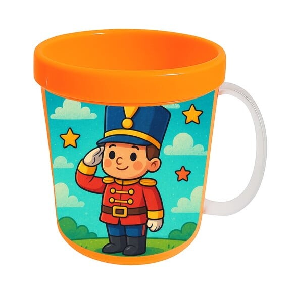 Caneca Acrílica Infantil Personalizada Soldadinho de Chumbo