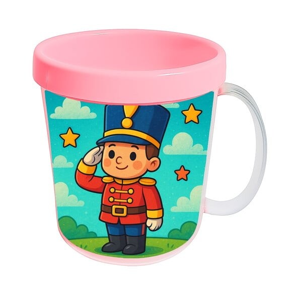 Caneca Acrílica Infantil Personalizada Soldadinho de Chumbo