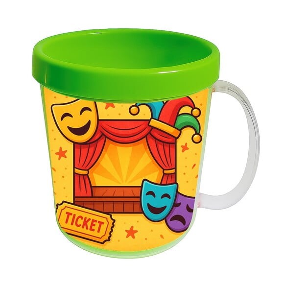 Caneca Acrílica Infantil Personalizada Teatro Infantil