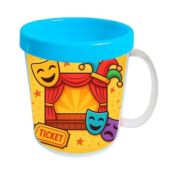 Caneca Acrílica Infantil Personalizada Teatro Infantil
