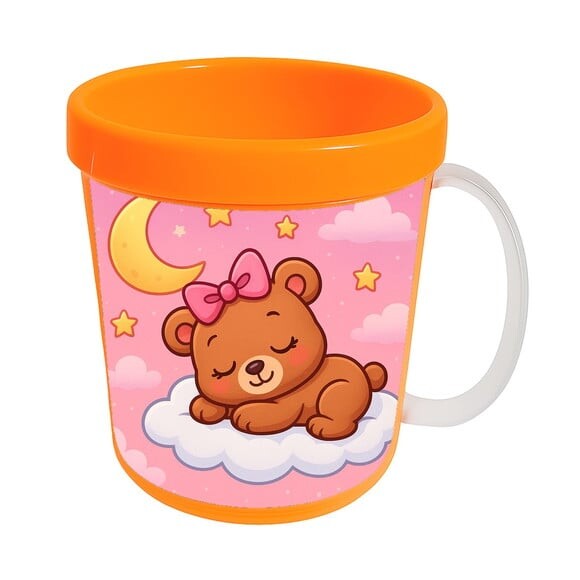 Caneca Acrílica Infantil Personalizada Ursinha Soninho