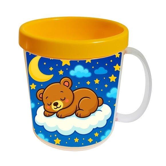 Caneca Acrílica Infantil Personalizada Ursinho Soninho