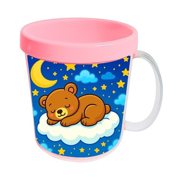 Caneca Acrílica Infantil Personalizada Ursinho Soninho