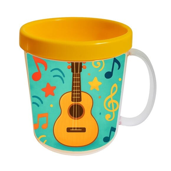 Caneca Acrílica Infantil Personalizada Violão