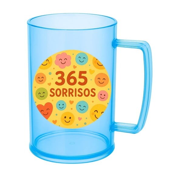 Caneca de Chopp Infantil Personalizada 365 Sorrisos