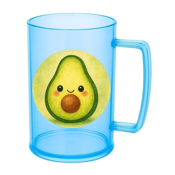 Caneca de Chopp Infantil Personalizada Abacate