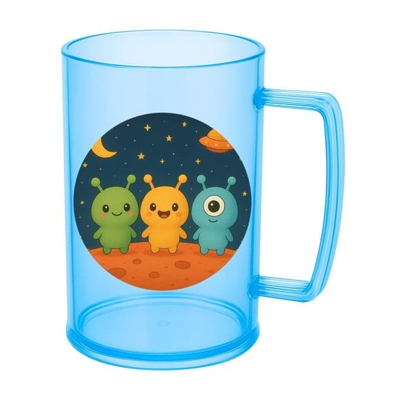 Caneca de Chopp Infantil Personalizada Alienígenas Fofos