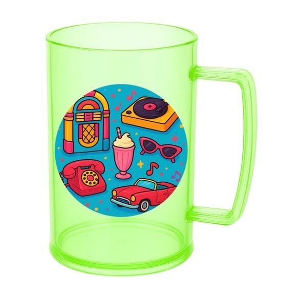 Caneca de Chopp Infantil Personalizada Anos 50