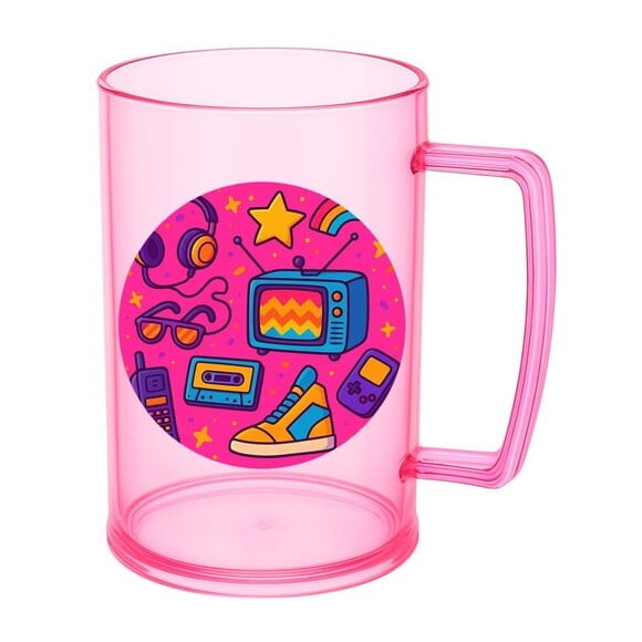 Caneca de Chopp Infantil Personalizada Anos 80
