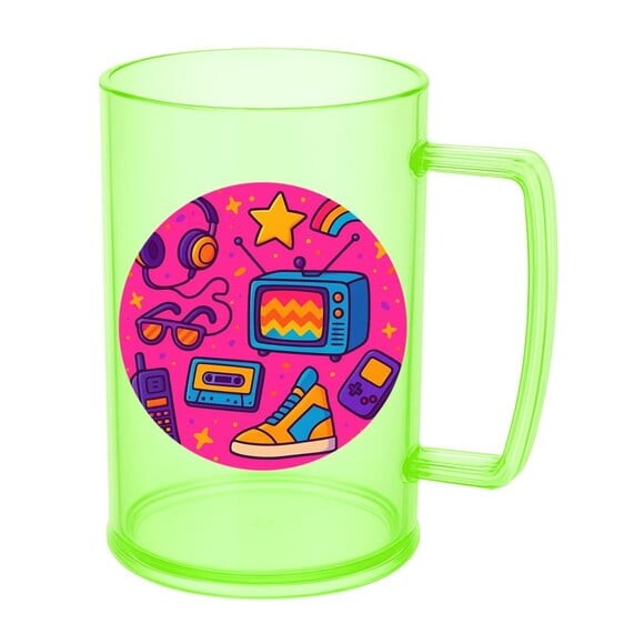 Caneca de Chopp Infantil Personalizada Anos 80