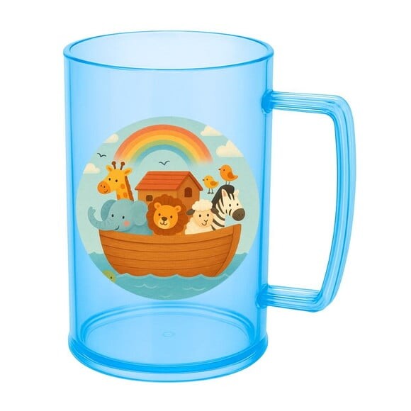 Caneca de Chopp Infantil Personalizada Arca de Noé