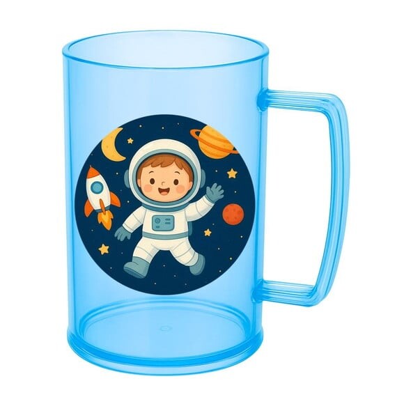 Caneca de Chopp Infantil Personalizada Astronauta