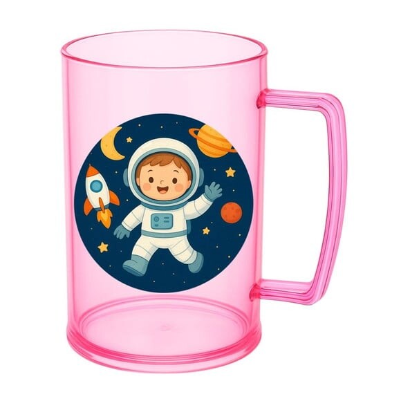 Caneca de Chopp Infantil Personalizada Astronauta